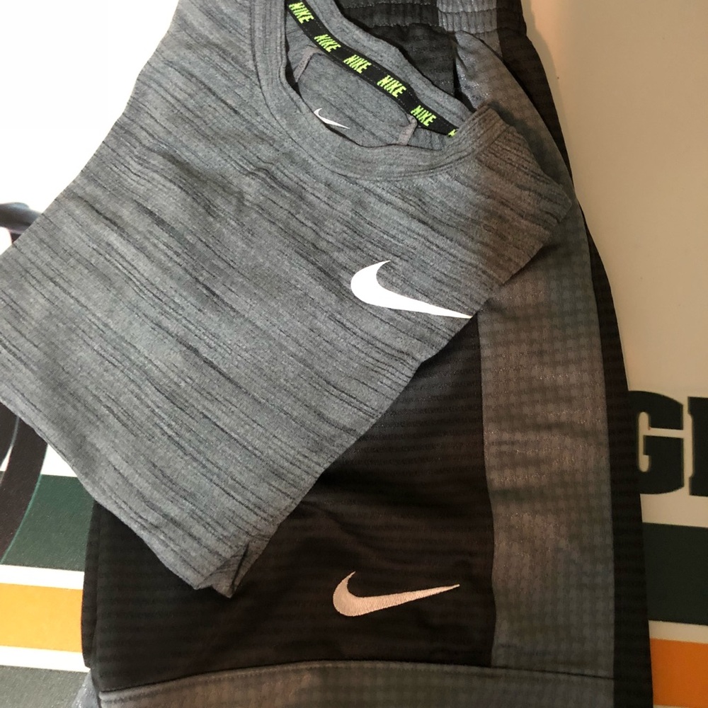 Nike shirt and shorts
